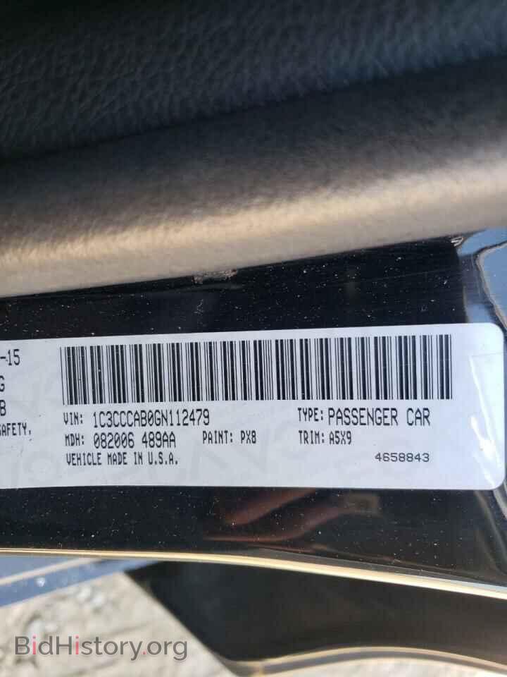 2016 CHRYSLER 200 - VIN: 1C3CCCAB0GN112479 - Фото 10
