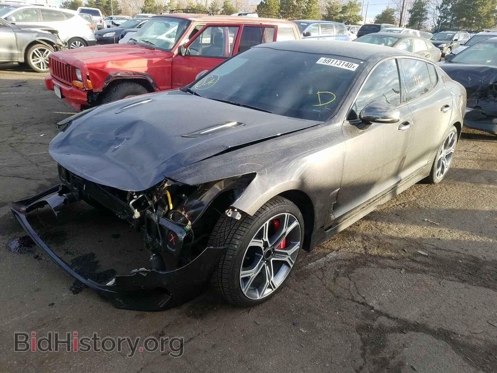 2019 KIA STINGER - VIN: KNAE35LC5K6059087 - Фото 2