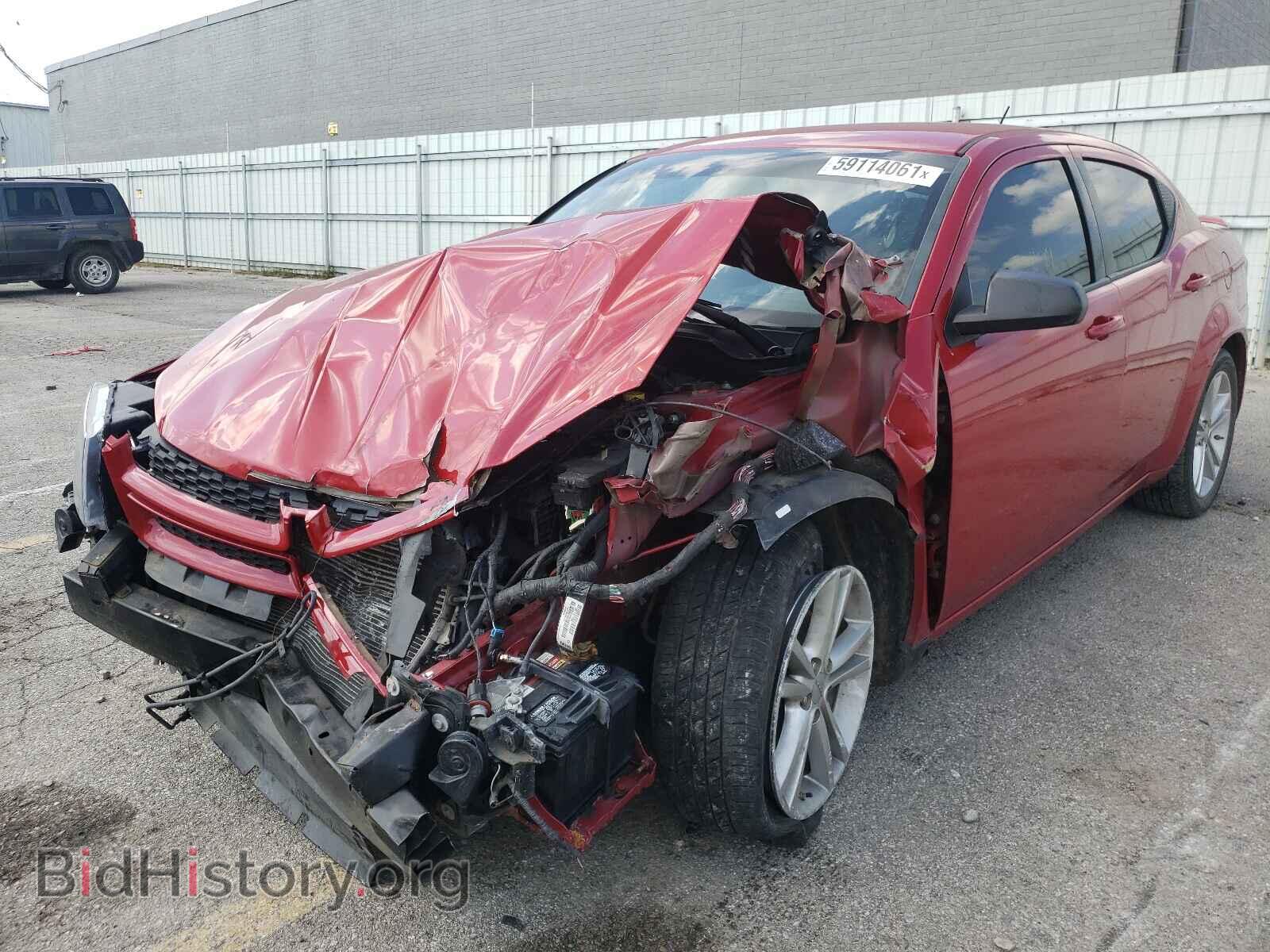 2014 DODGE AVENGER - VIN: 1C3CDZAB1EN166113 - Фото 2
