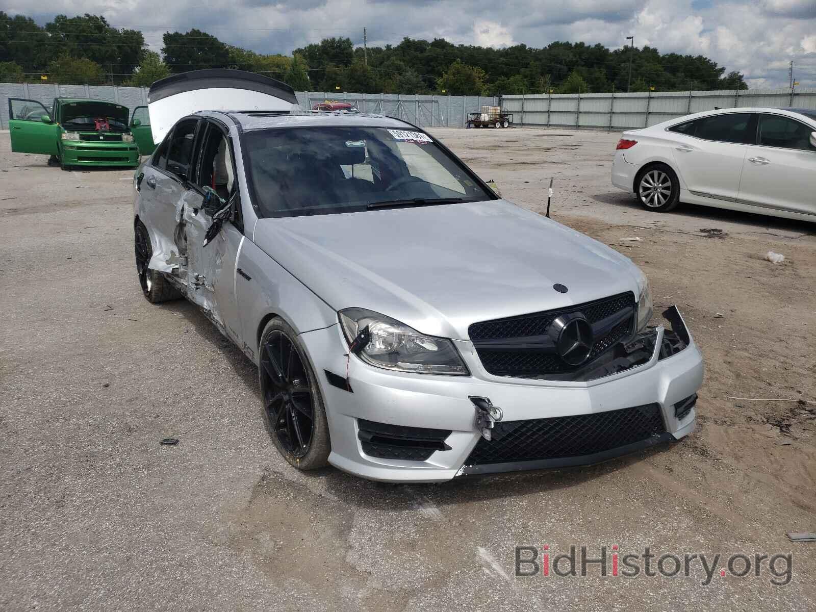 Photo WDDGF4HB9DR282589 - MERCEDES-BENZ C-CLASS 2013