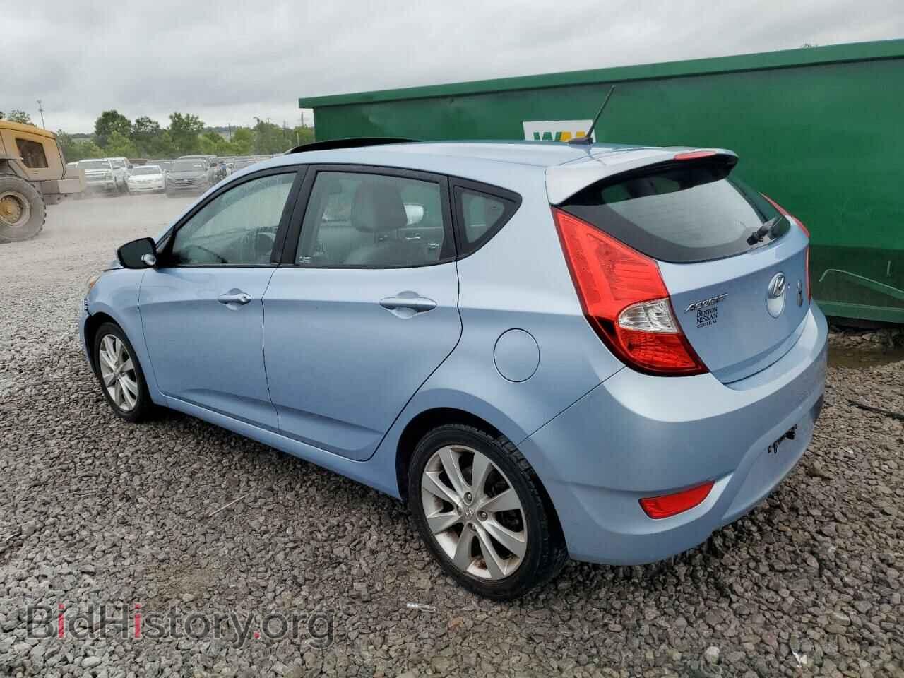 2013 HYUNDAI ACCENT - VIN: KMHCU5AE1DU088723 - Фото 2