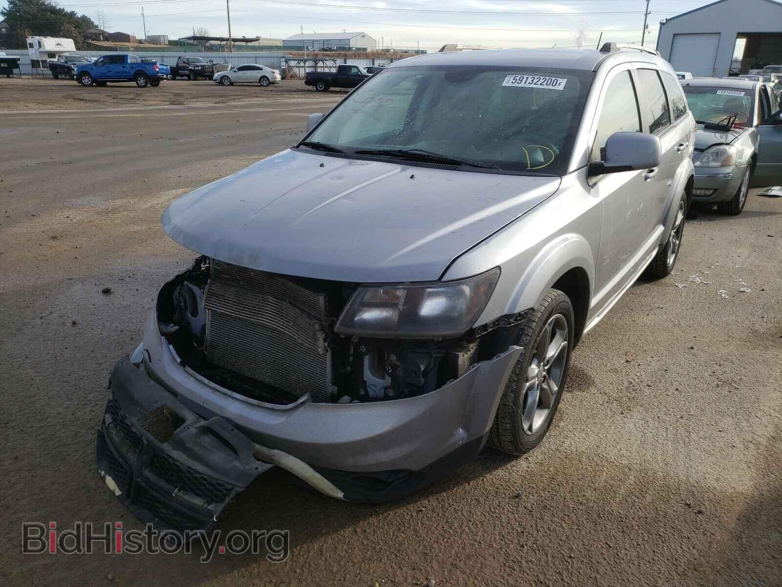 2017 DODGE JOURNEY - VIN: 3C4PDDGGXHT606790 - Фото 2