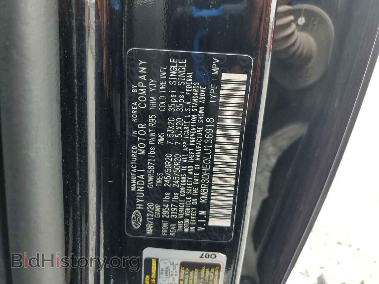2020 HYUNDAI PALISADE - VIN: KM8R3DHE0LU136918 - Фото 14