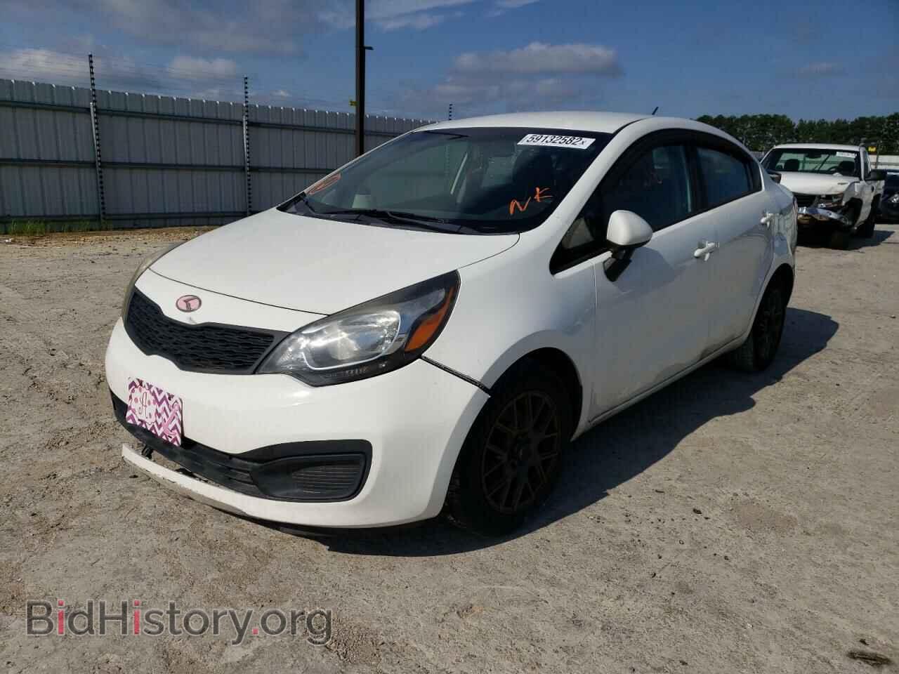 2013 KIA RIO - VIN: KNADM4A30D6121438 - Фото 2