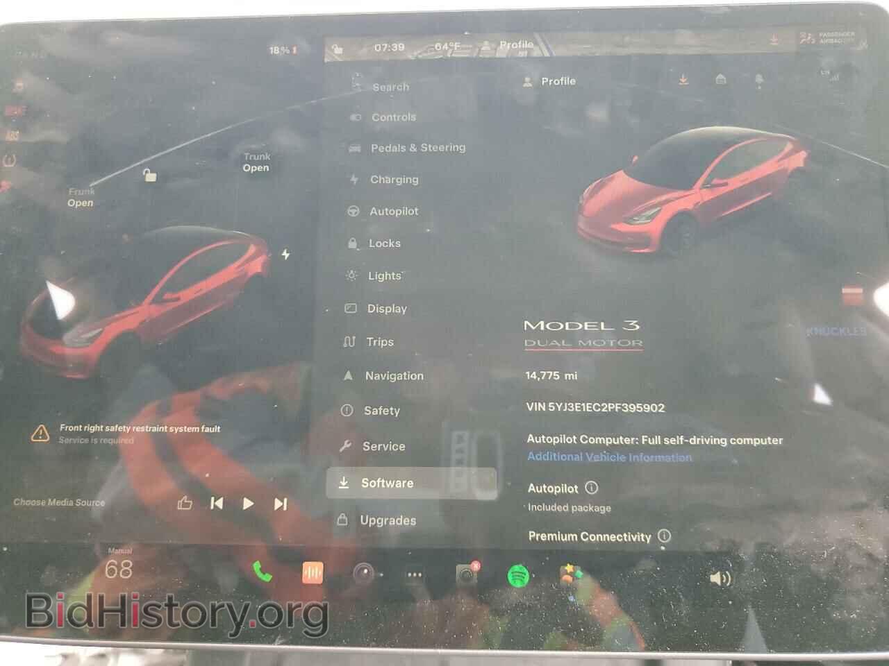 2023 TESLA MODEL 3 - VIN: 5YJ3E1EC2PF395902 - Photo 9