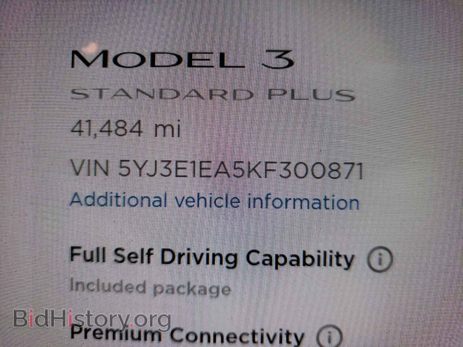 2019 TESLA MODEL 3 - VIN: 5YJ3E1EA5KF300871 - Photo 8