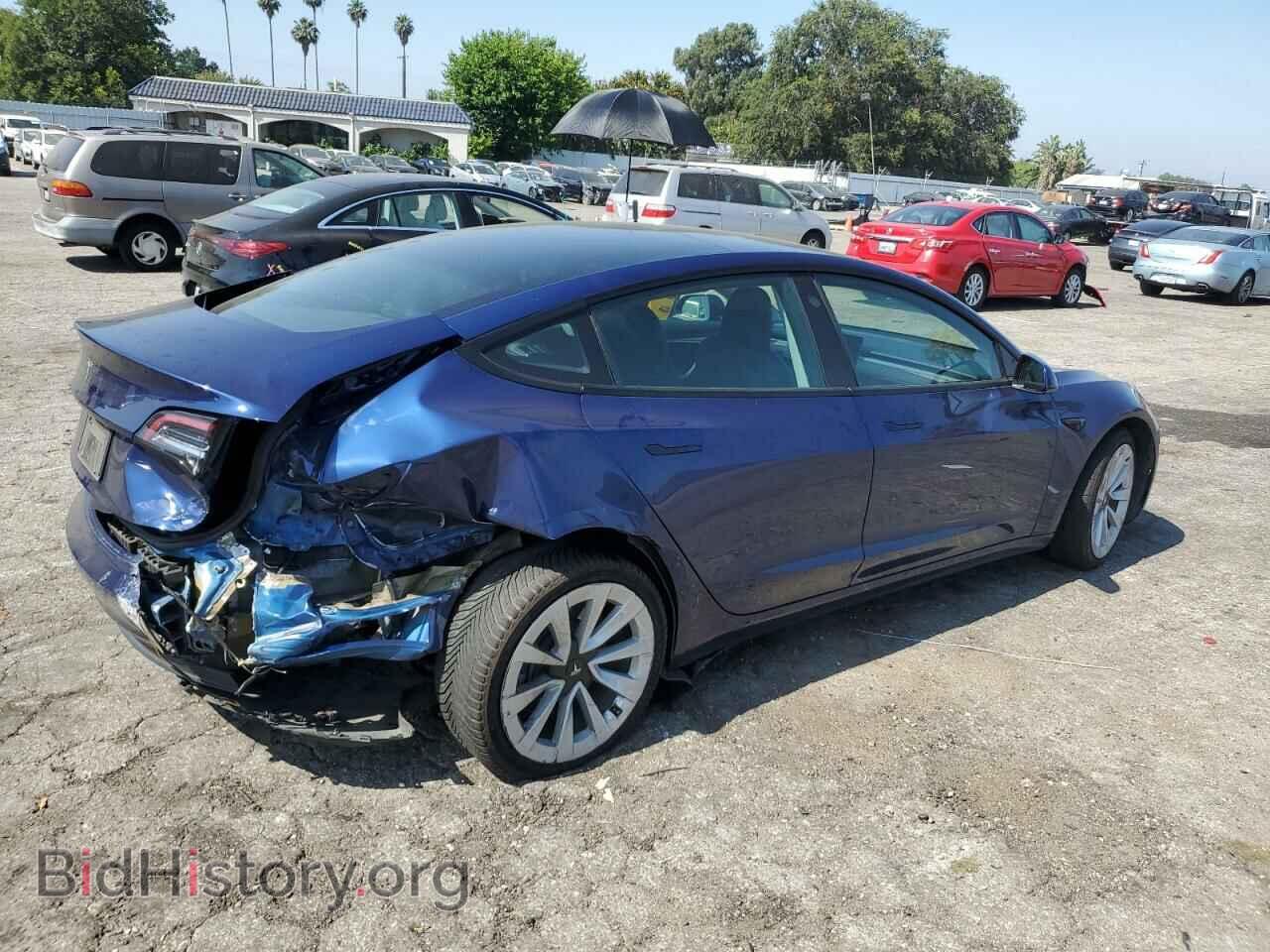 2022 TESLA MODEL 3 - VIN: 5YJ3E1EA7NF368917 - Фото 3