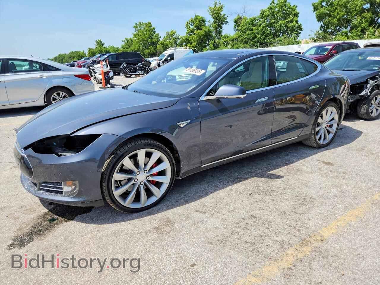 Photo 5YJSA1H28FFP77750 - TESLA MODEL S 2015