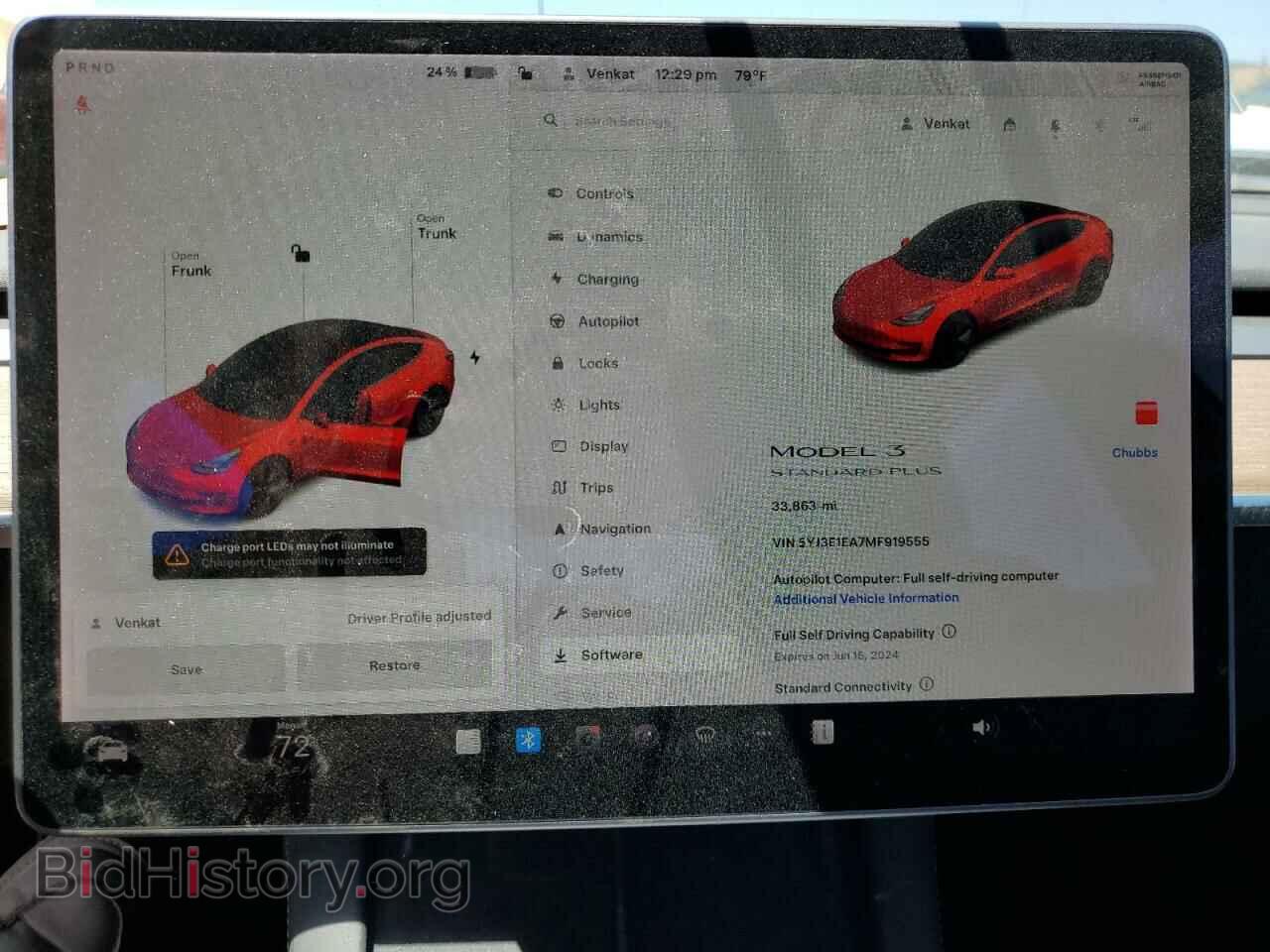 2021 TESLA MODEL 3 - VIN: 5YJ3E1EA7MF919555 - Photo 9