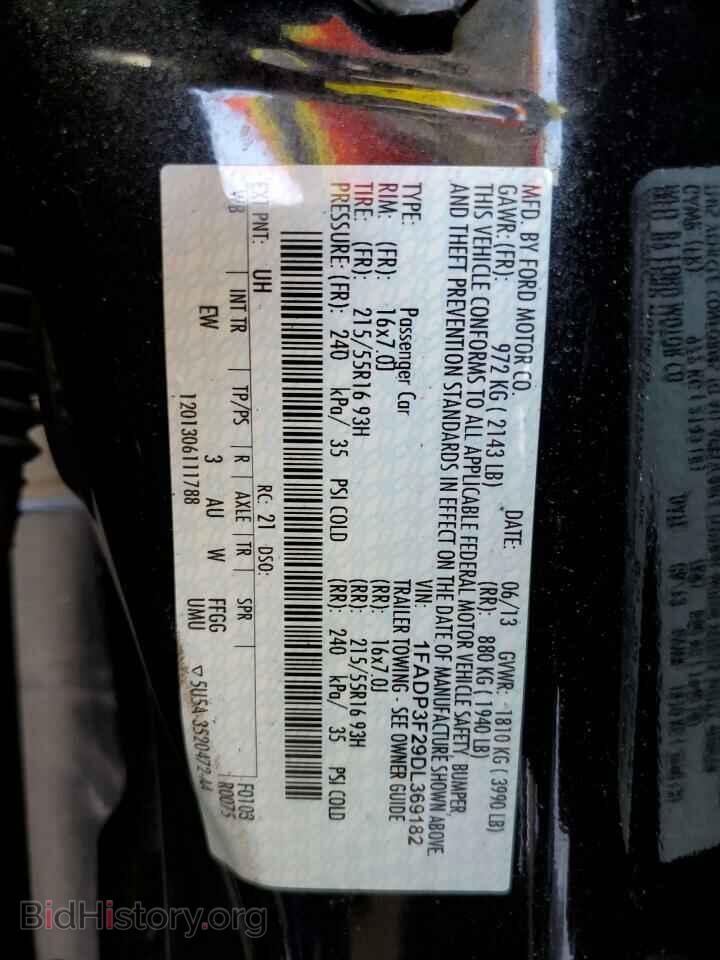 2013 FORD FOCUS - VIN: 1FADP3F29DL369182 - Photo 10