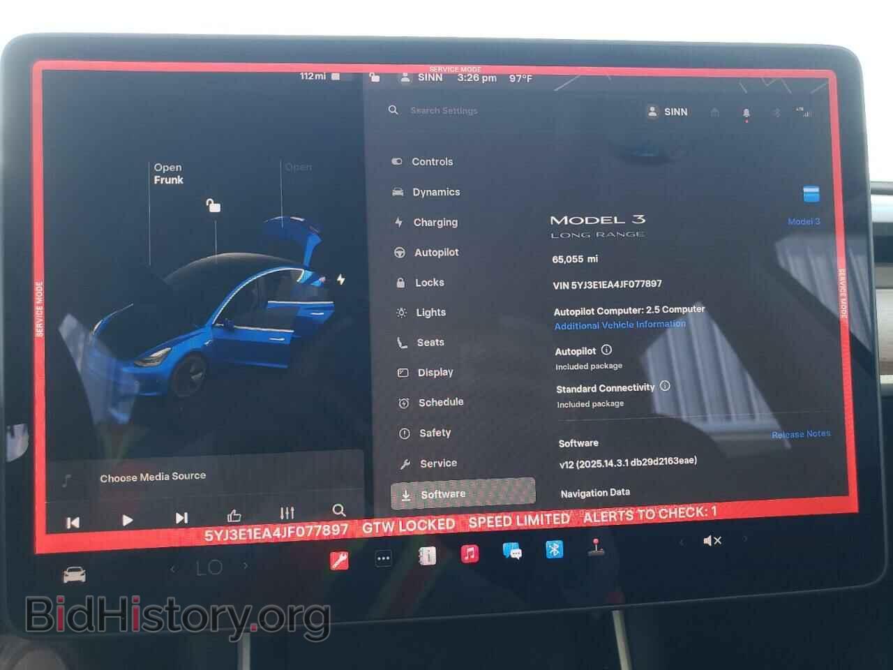 2018 TESLA MODEL 3 - VIN: 5YJ3E1EA4JF077897 - Photo 9
