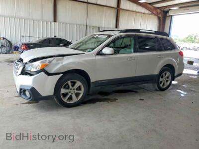 2014 Subaru OUTBACK 2.5I Premium, белый — VIN 4S4BRBCC9E3213045, Copart
