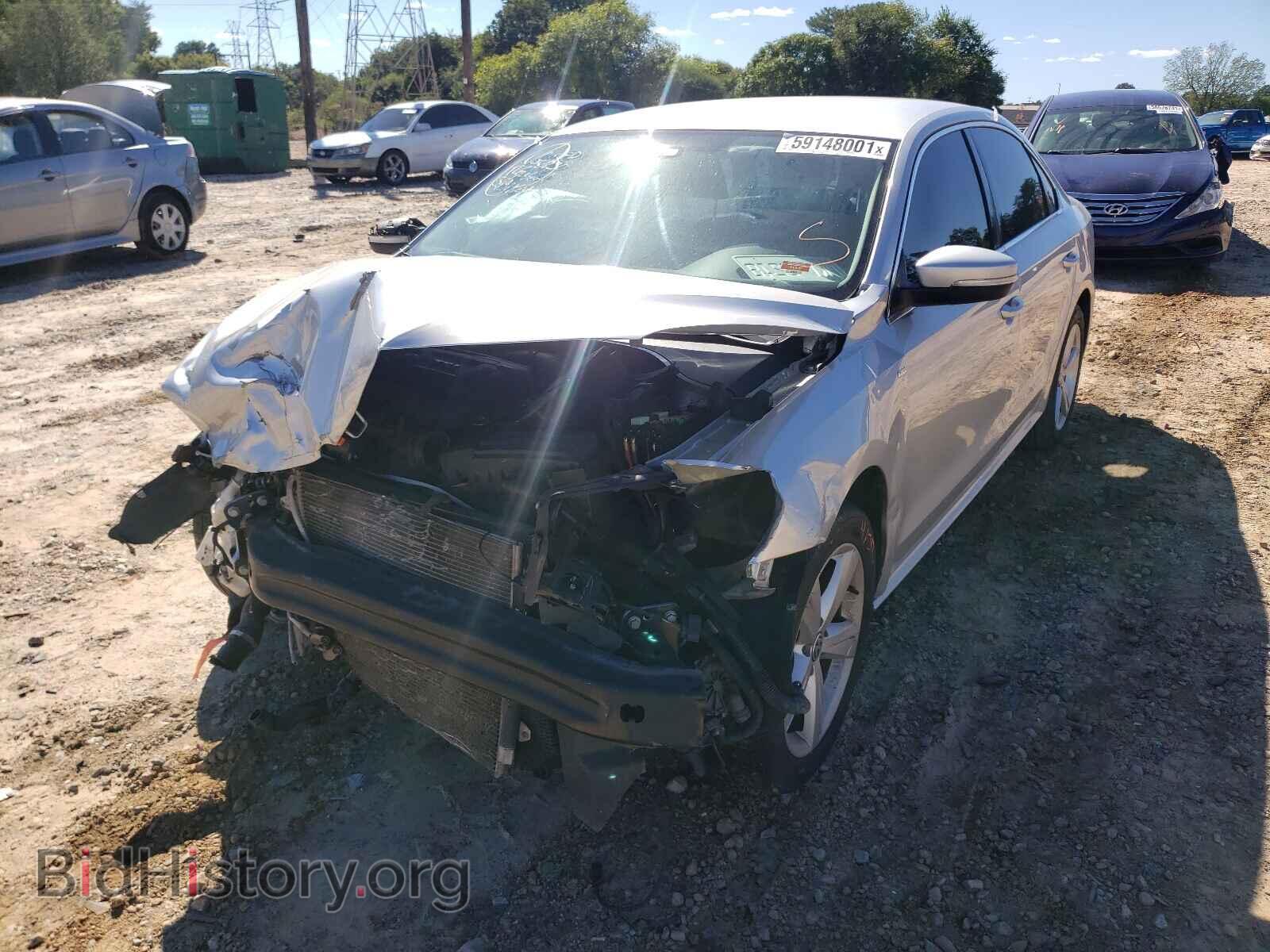 2014 VOLKSWAGEN PASSAT - VIN: 1VWAT7A32EC030830 - Фото 2