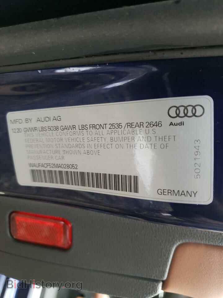 2021 AUDI A5 - VIN: WAUFACF52MA028052 - Фото 10