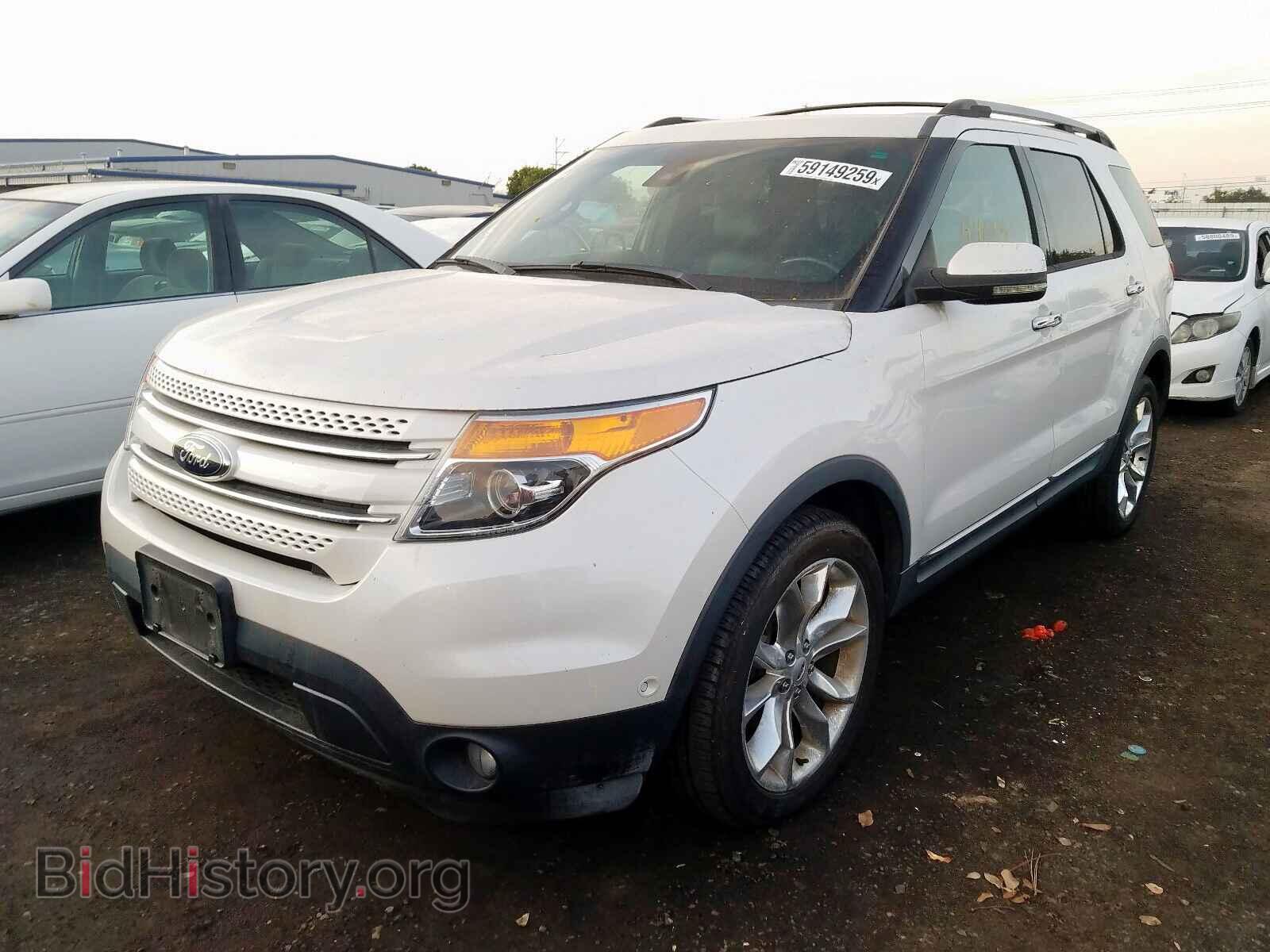 2013 FORD EXPLORER L - VIN: 1FM5K8F88DGA54635 - Фото 2