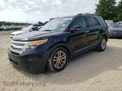 2012 Ford EXPLORER XLT, black — VIN 1FMHK7D86CGA99498, Copart