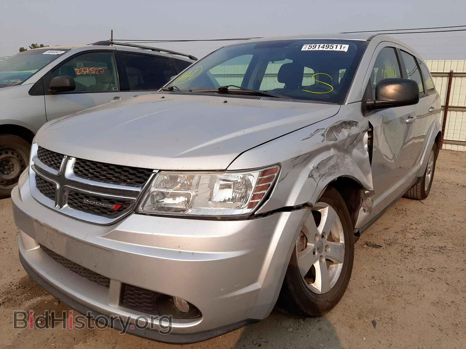 2013 DODGE JOURNEY - VIN: 3C4PDCABXDT500955 - Фото 2