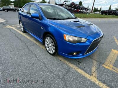 2010 Mitsubishi LANCER Ralliart, синий — VIN JA32V6FV6AU022464, Copart