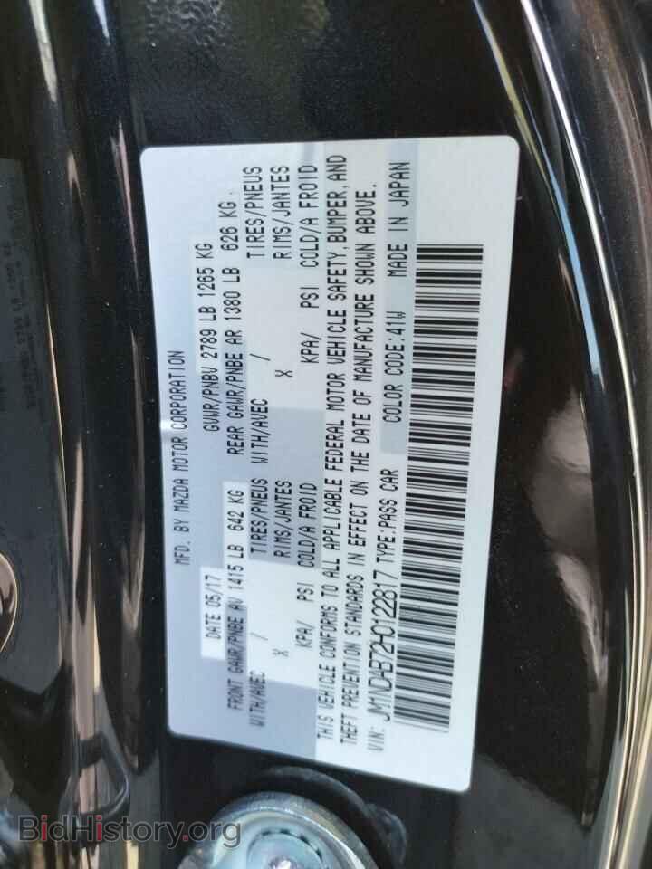 2017 MAZDA MX5 - VIN: JM1NDAB72H0122817 - Фото 10