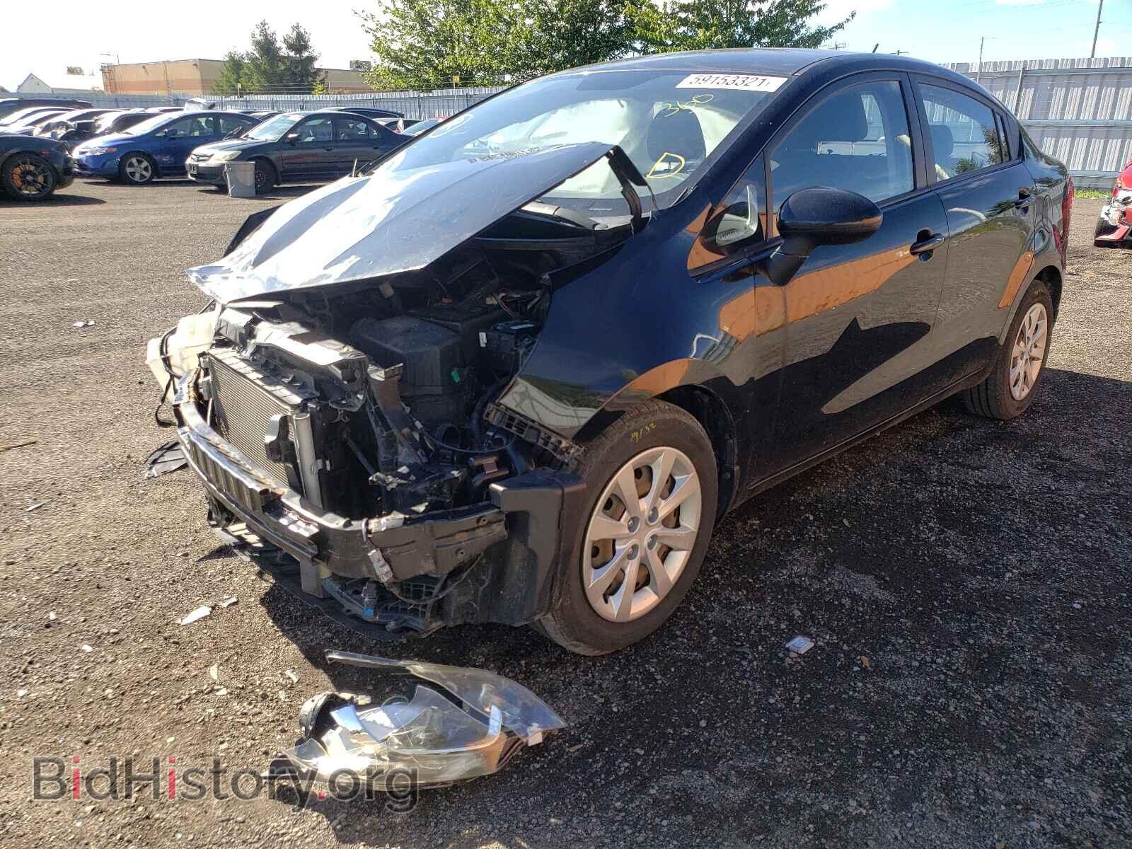 2013 KIA RIO - VIN: KNADM4A33D6138847 - Фото 2