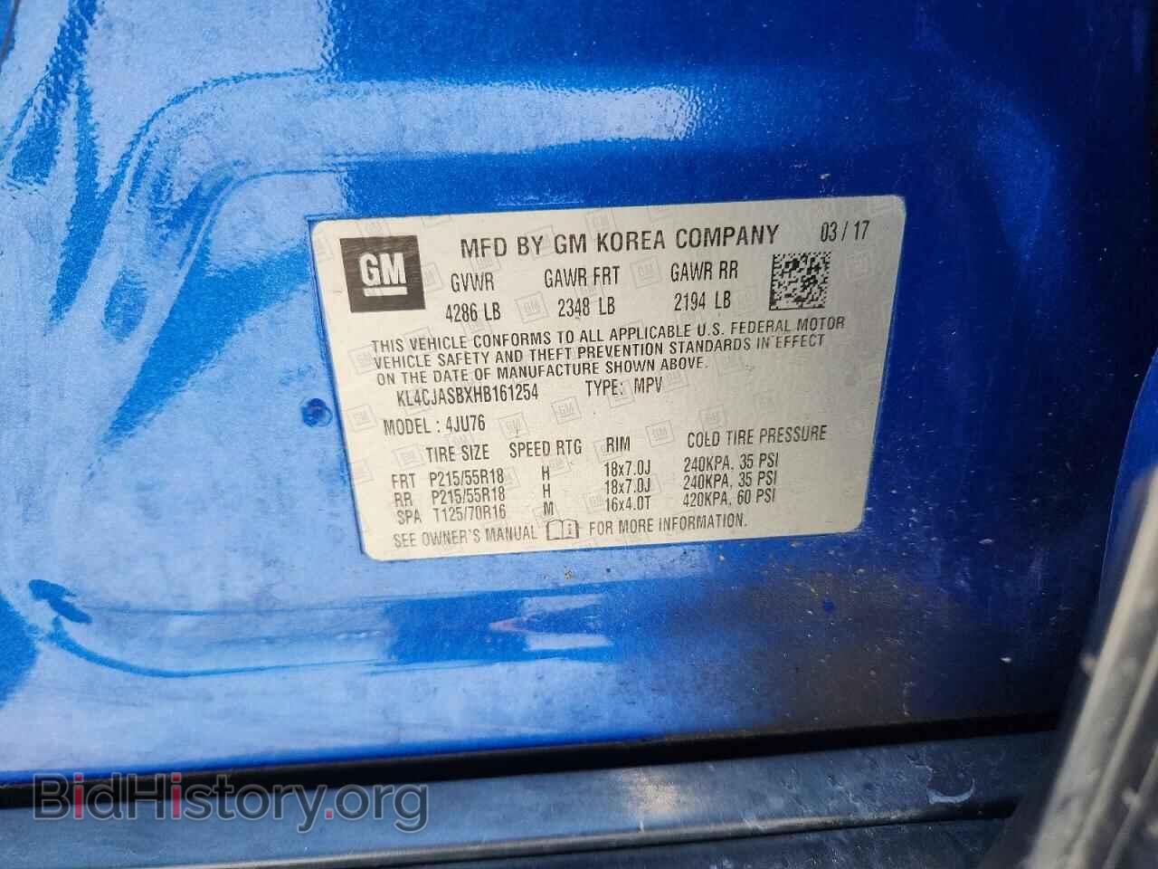 2017 BUICK ENCORE - VIN: KL4CJASBXHB161254 - Photo 12
