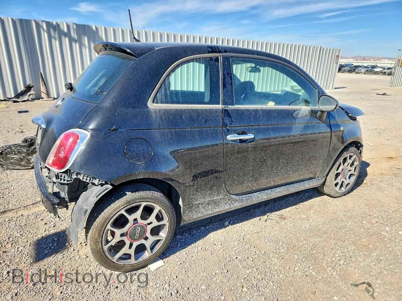 2015 FIAT 500 - VIN: 3C3CFFBR2FT642729 - Фото 3