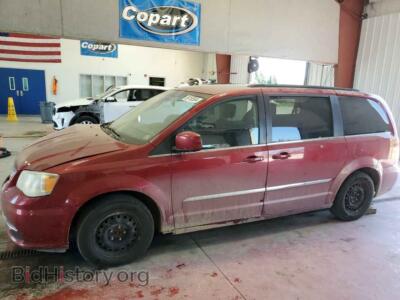 2011 Chrysler MINIVAN Touring, темно-бордовый — VIN 2A4RR5DG9BR607700, Copart