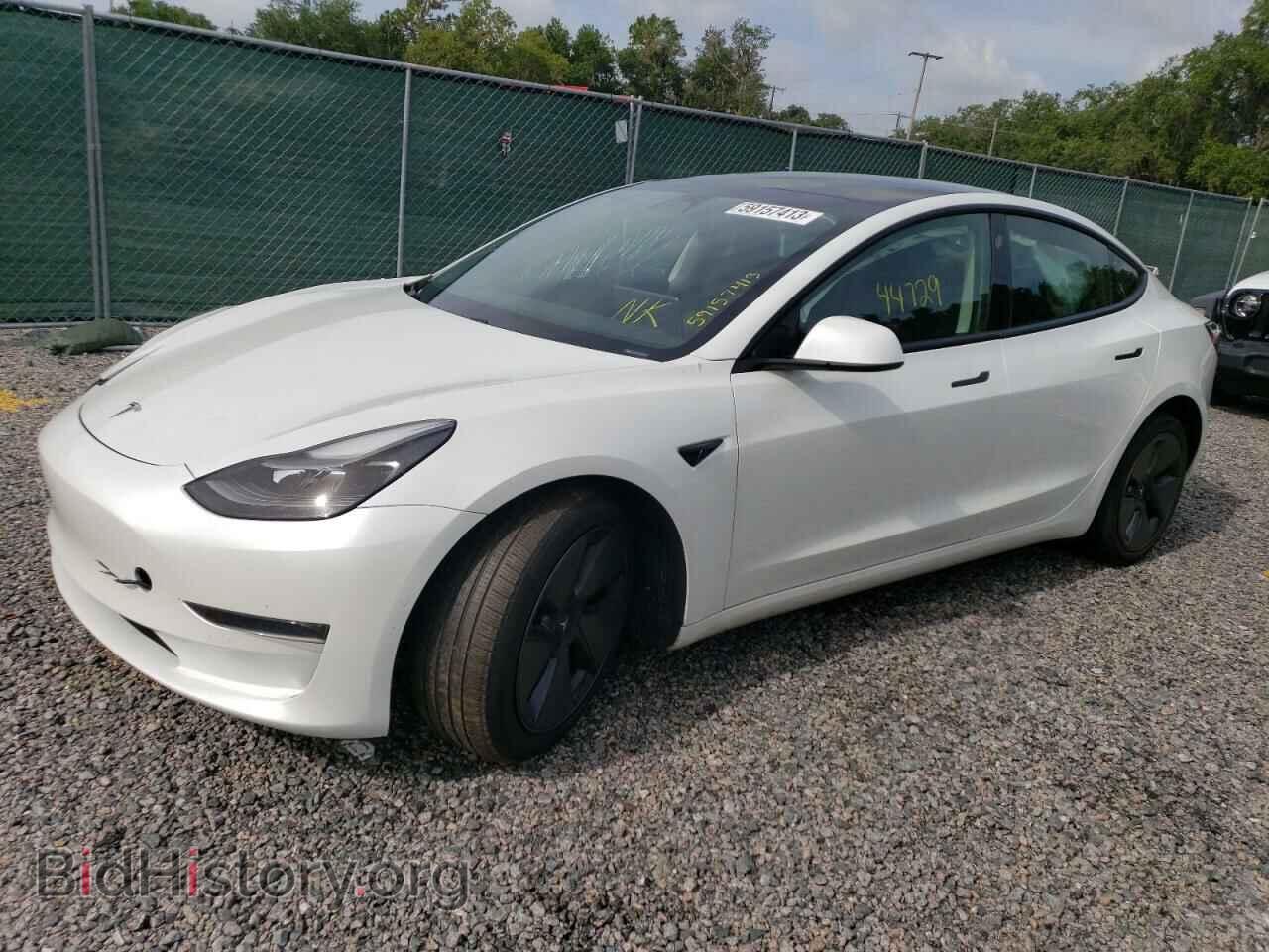 Photo 5YJ3E1EA6MF919742 - TESLA MODEL 3 2021