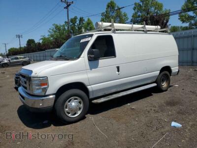 2012 Ford ALL MODELS E250 Van, white — VIN 1FTNE2EW7CDB05549, Copart