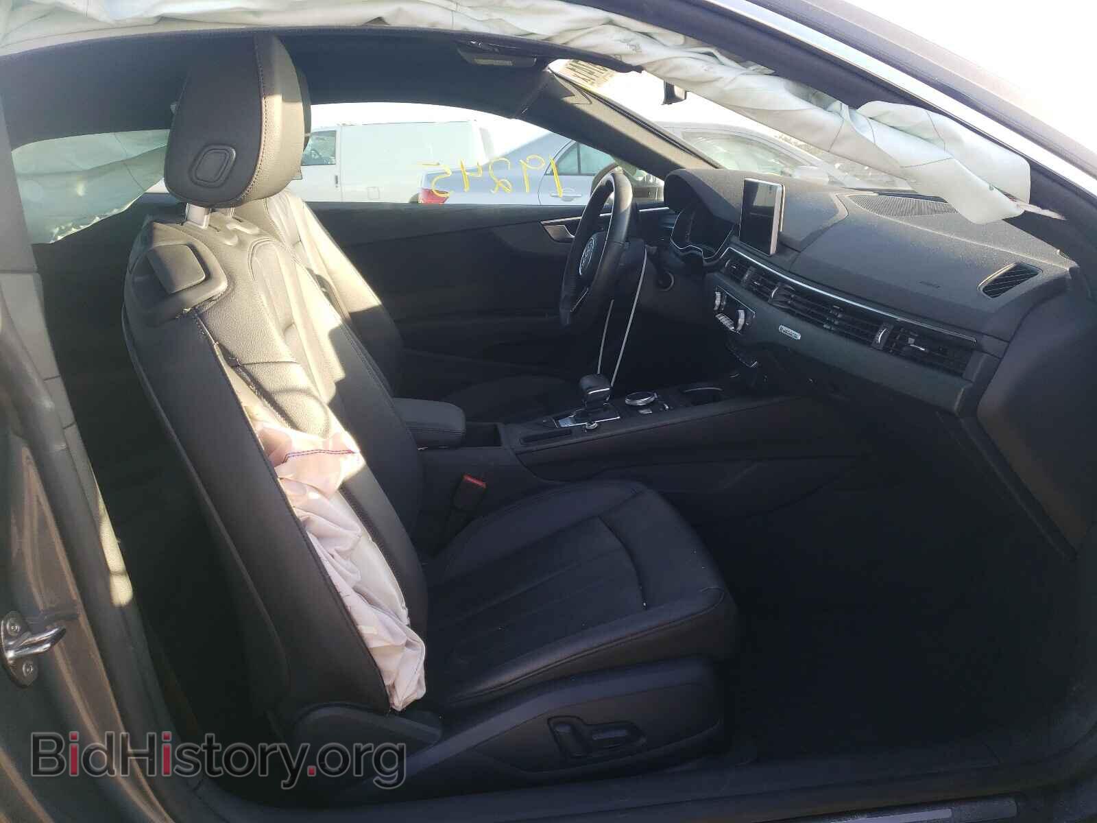 2018 AUDI A5 - VIN: WAUPNAF5XJA133351 - Фото 5