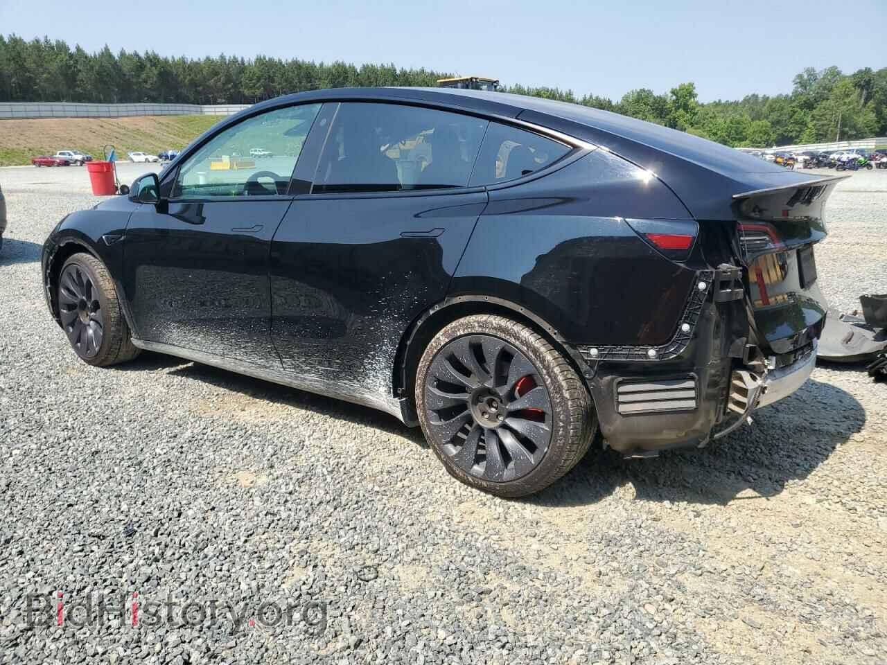 2022 TESLA MODEL Y - VIN: 7SAYGDEF0NF322748 - Фото 2