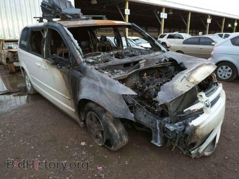 2010 Dodge CARAVAN Grand Cara (VIN 2D4RN4DE2AR439152) — фото 1 из 10, Copart, повреждение: пожар