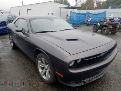 2016 Dodge CHALLENGER, gray — VIN 2C3CDZAGXGH184424, Copart