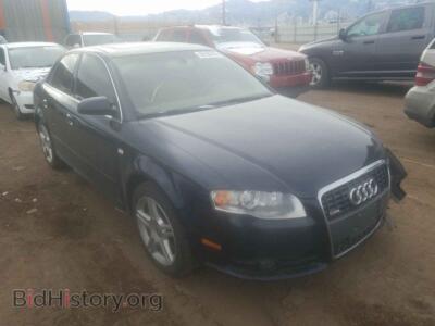 2008 Audi A4 A4 2.0T QU, синий — VIN WAUDF78E48A043333, Copart
