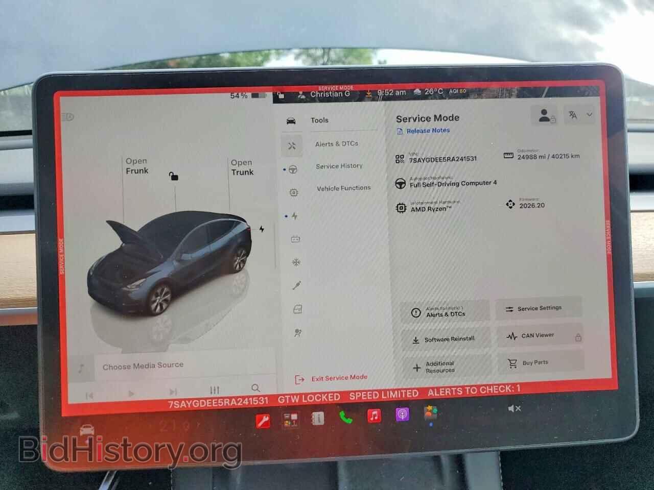 2024 TESLA MODEL Y - VIN: 7SAYGDEE5RA241531 - Фото 9