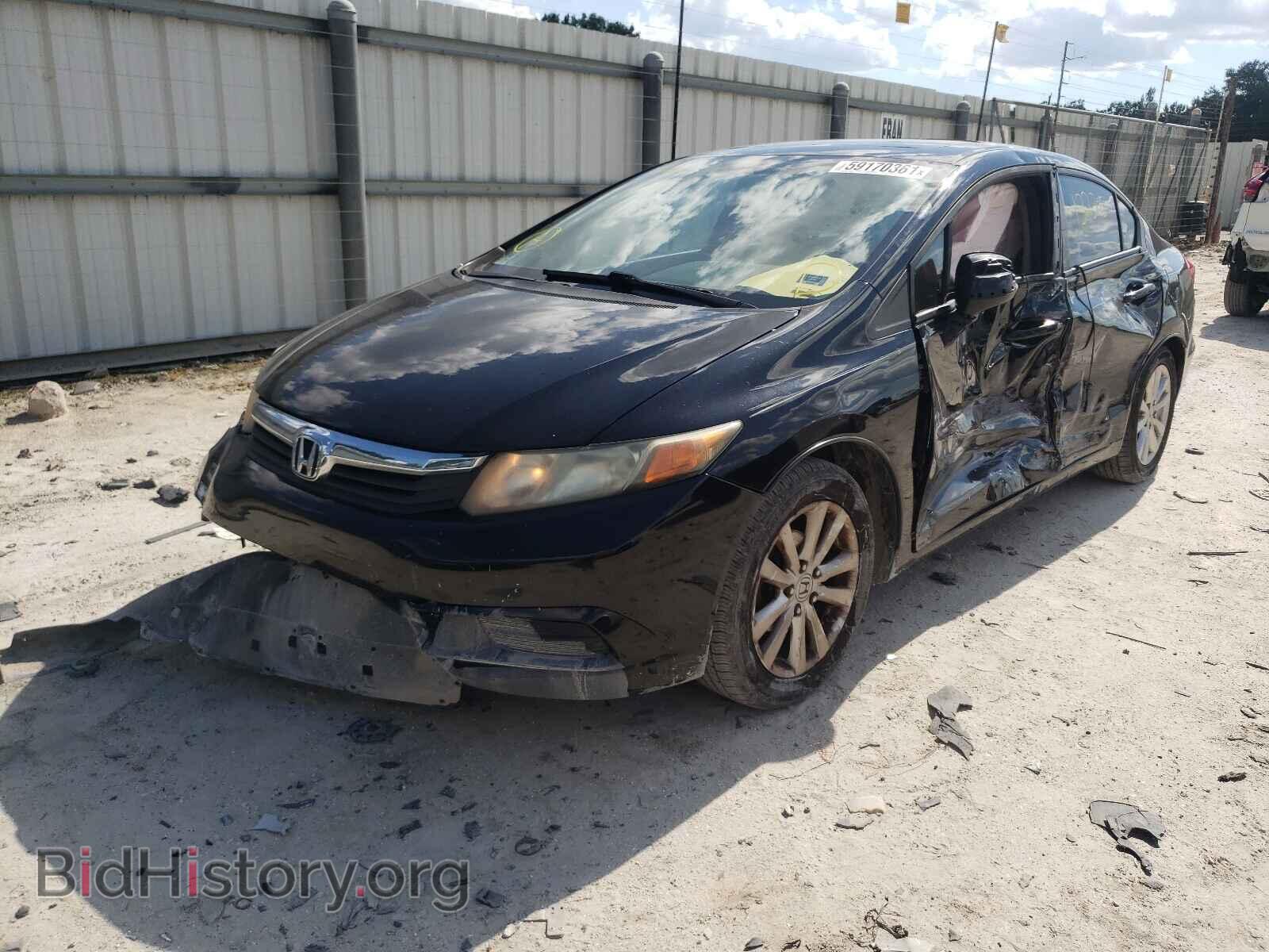 2012 HONDA CIVIC - VIN: 19XFB2F80CE008415 - Фото 2