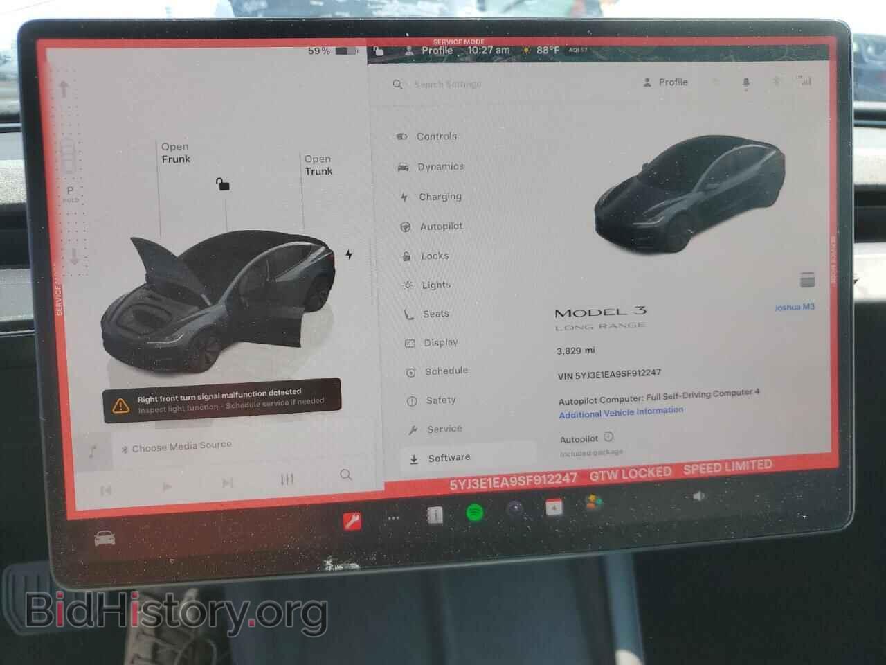 2025 TESLA MODEL 3 - VIN: 5YJ3E1EA9SF912247 - Photo 9
