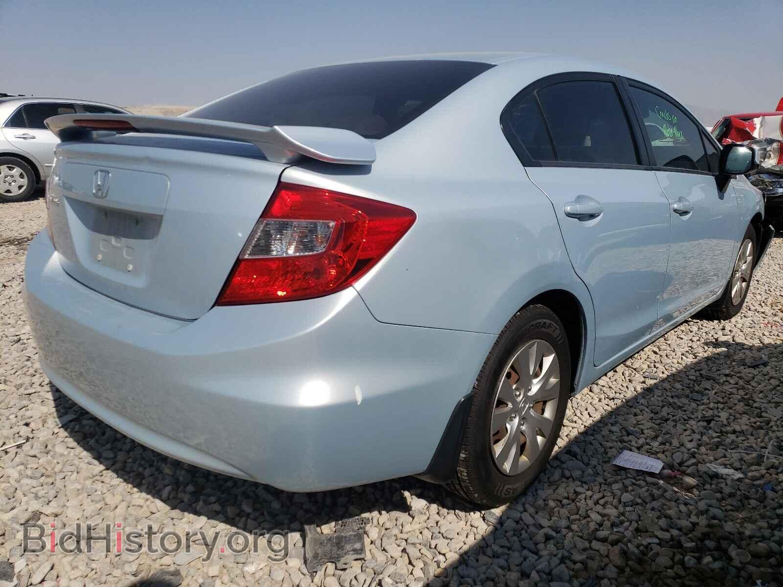 2012 HONDA CIVIC - VIN: 2HGFB2F50CH509607 - Фото 4