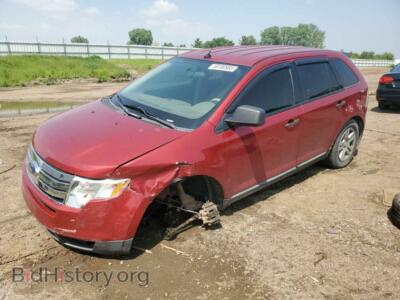 2008 Ford EDGE SE, red — VIN 2FMDK36C98BA58970, Copart