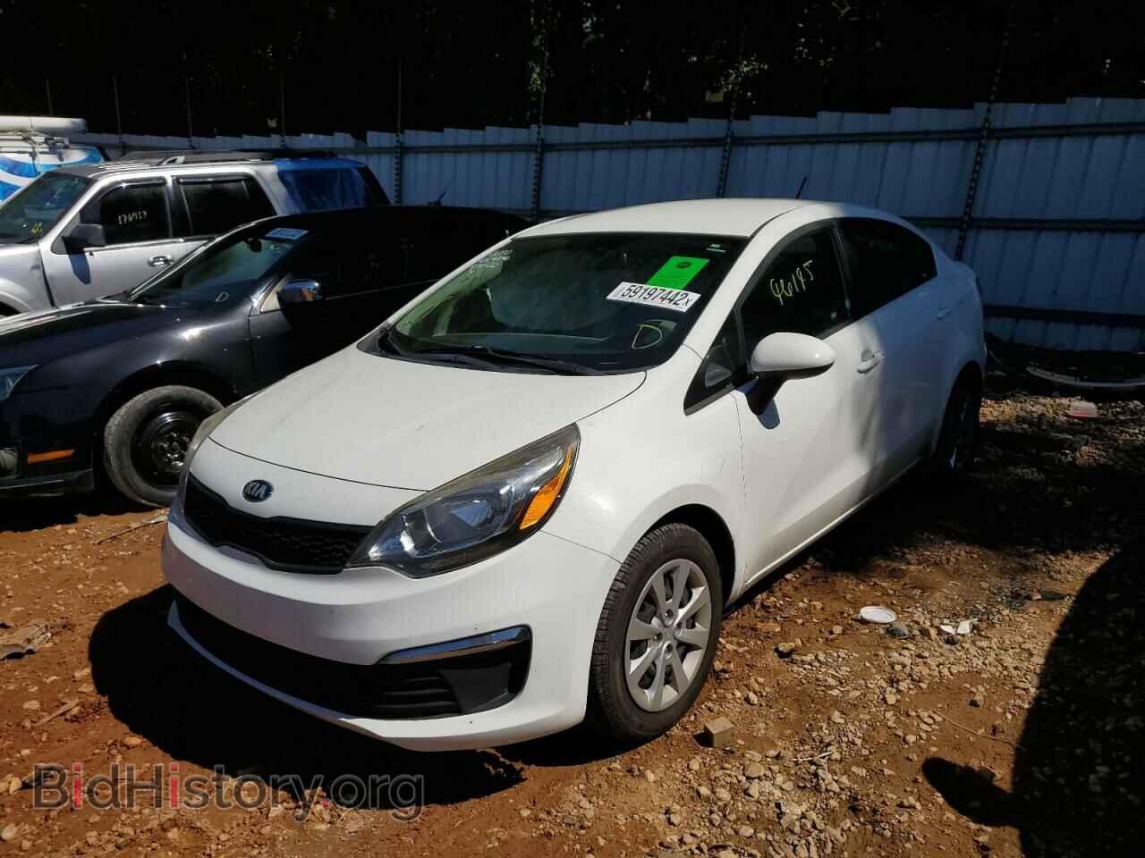 2016 KIA RIO - VIN: KNADM4A32G6692465 - Фото 2