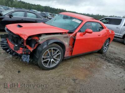 2023 Dodge CHALLENGER, red — VIN 2C3CDZBTXPH525820, Copart