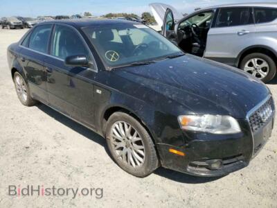 2008 Audi A4 A4 2.0T, черный — VIN WAUAF78E58A166318, Copart