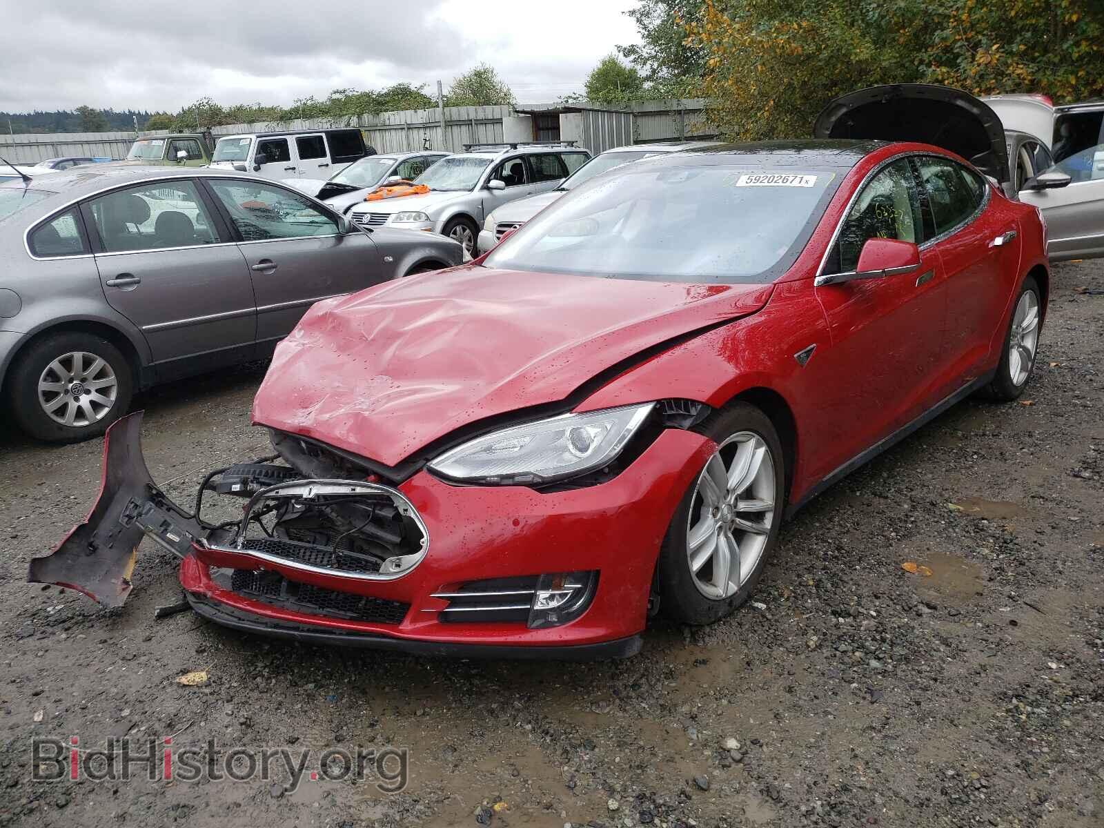 2015 TESLA MODEL S - VIN: 5YJSA1H2XFF083514 - Photo 2
