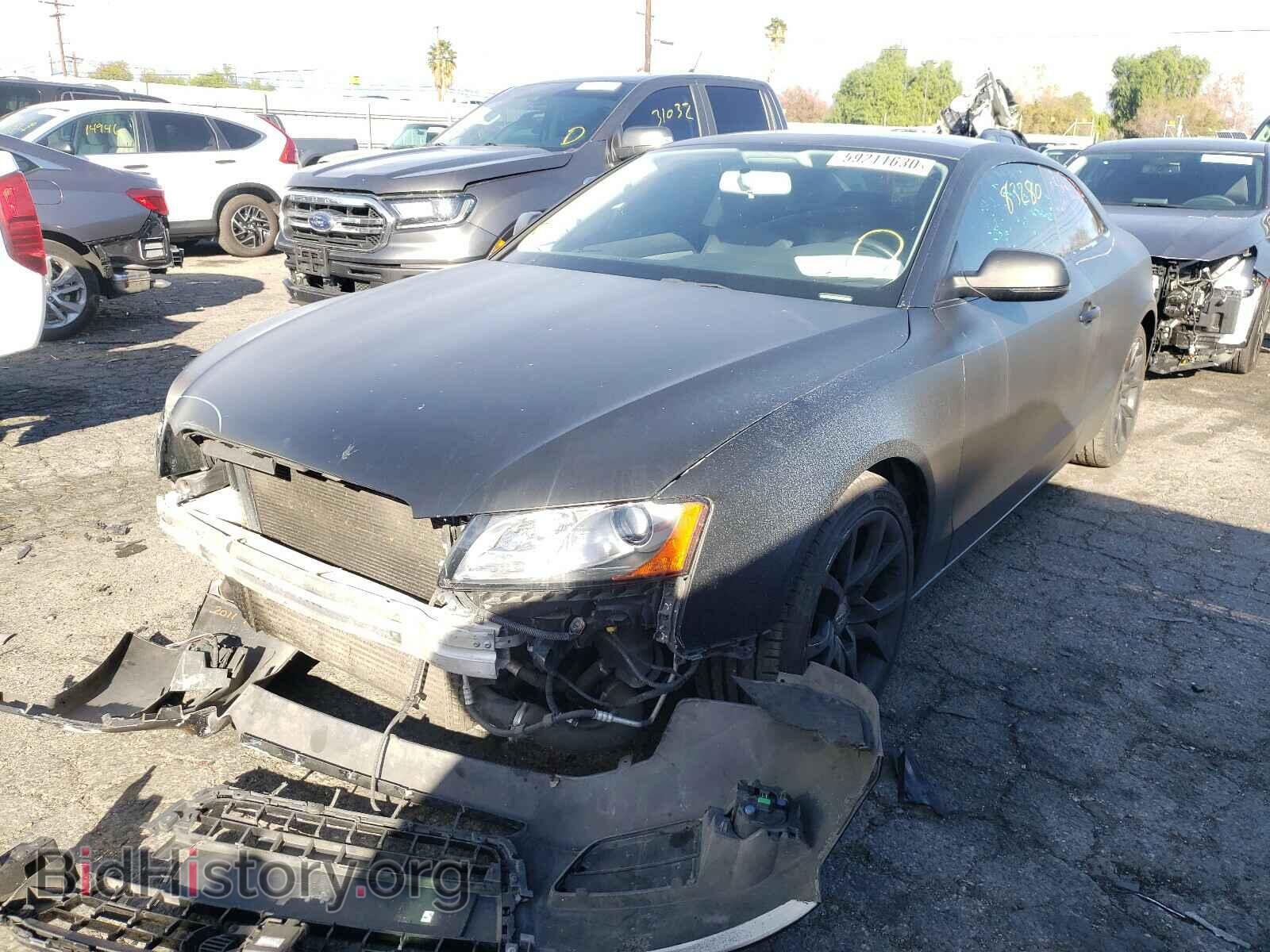 2011 AUDI A5 - VIN: WAUCFAFR2BA066115 - Фото 2