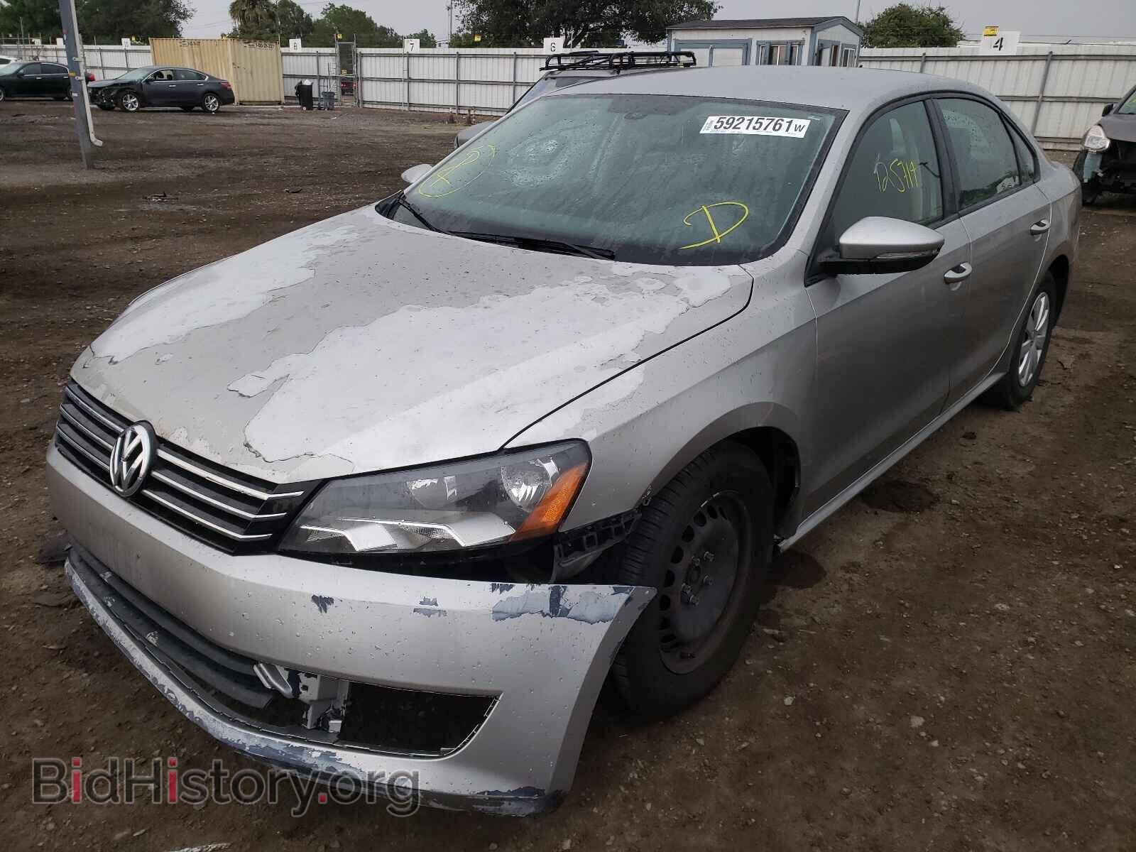 2012 VOLKSWAGEN PASSAT - VIN: 1VWAP7A31CC042324 - Фото 2