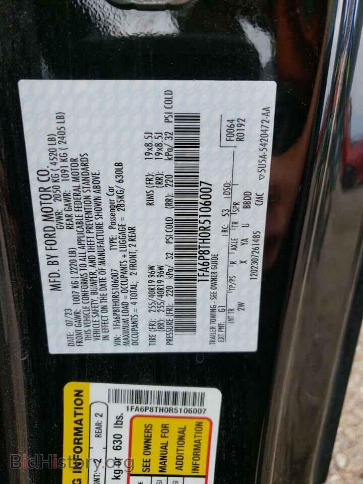 2024 FORD ALL Models - VIN: 1FA6P8TH0R5106007 - Photo 13