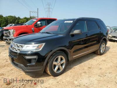 2018 Ford EXPLORER XLT, black — VIN 1FM5K7DHXJGB74011, Copart