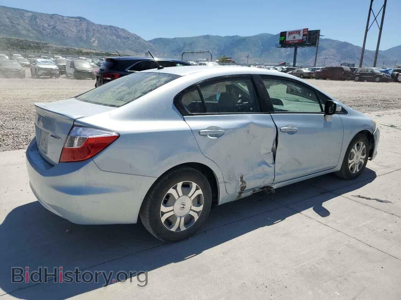 2012 HONDA CIVIC - VIN: JHMFB4F27CS010259 - Фото 3