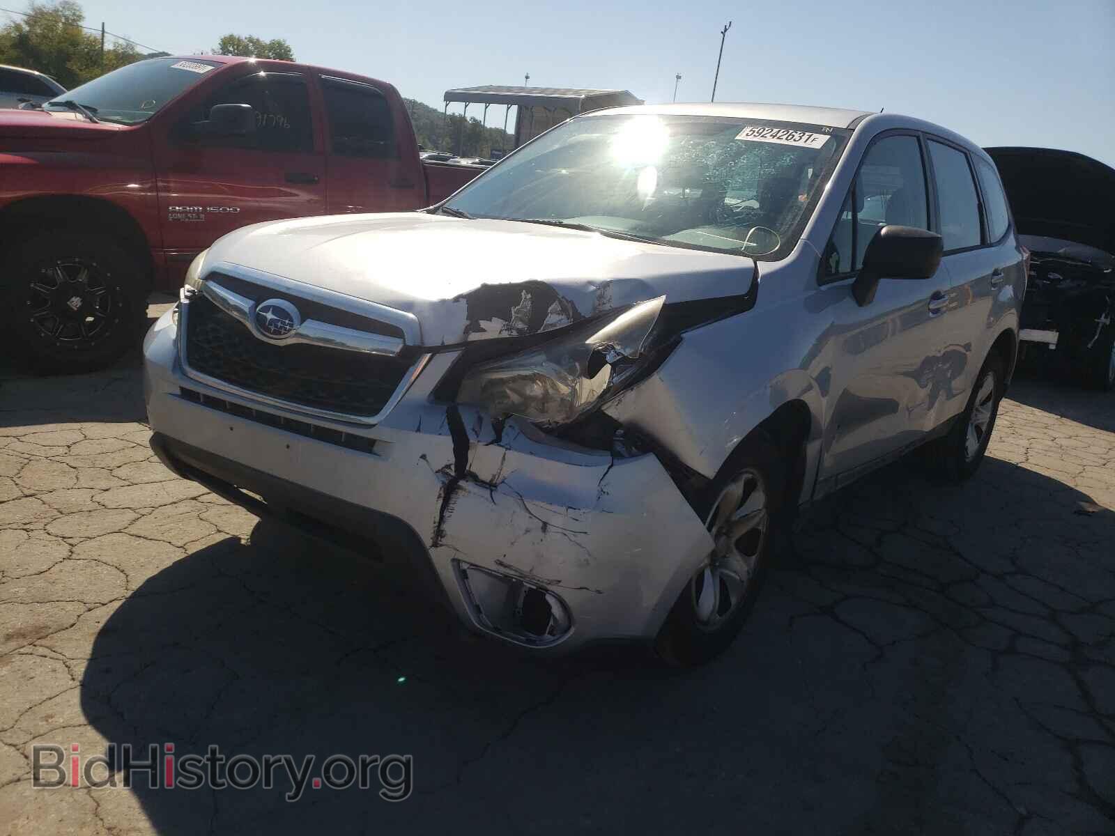 2014 SUBARU FORESTER - VIN: JF2SJAAC2EH458069 - Фото 2