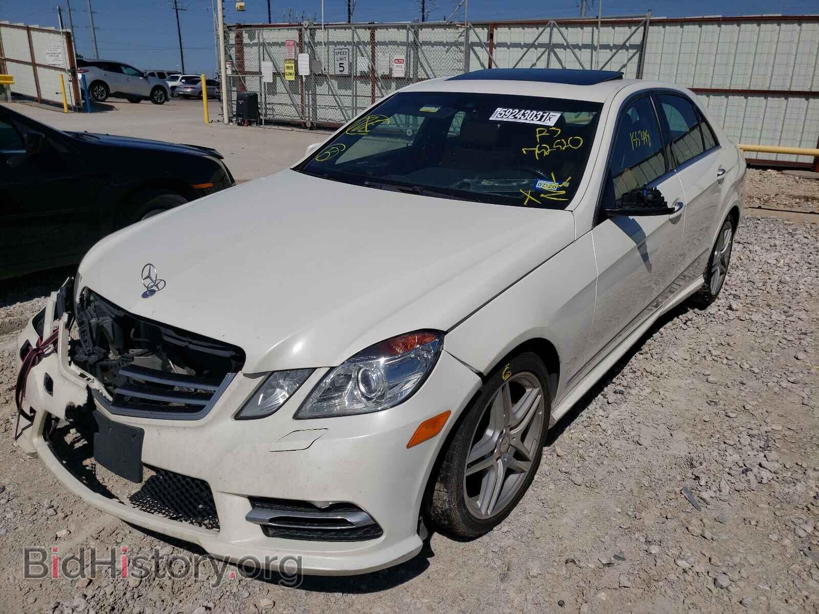 2013 MERCEDES-BENZ E-CLASS - VIN: WDDHF8JB6DA752520 - Фото 2